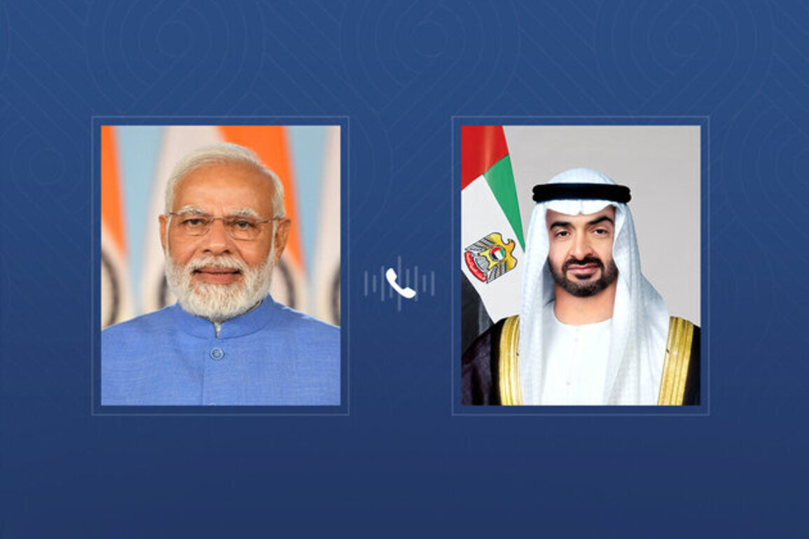 UAE President receives phone call from Indian Prime Minister on regional developments