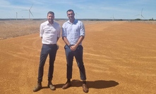 Stephen Archer, CEO of Warradarge (L) and Ildo Agnetti – business development manager Australia, HDF Energy (R)