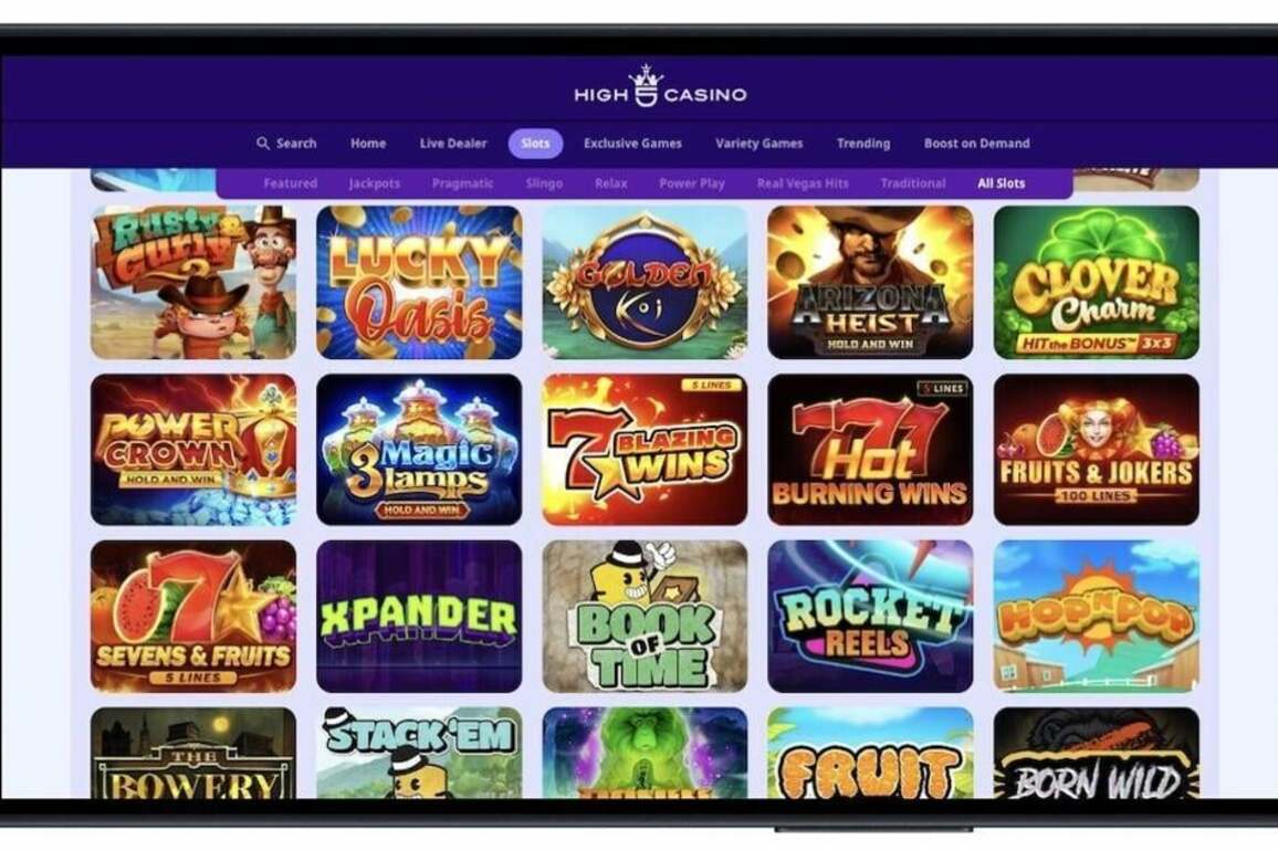High 5 Casino promo code for no-deposit bonus