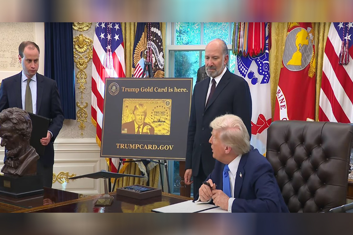 Trump announces USD 1 million "Gold Card" visa program for residency