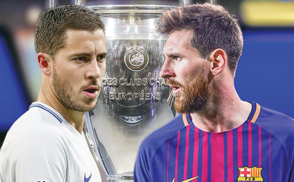 Hazard owa Chelsea ne Messi owa Barcelona Hazard owa Chelsea ne Messi owa Barcelona