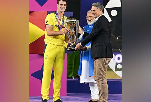 PM Modi presents Australia skipper Pat Cummins with ICC World Cup 2023 trophy