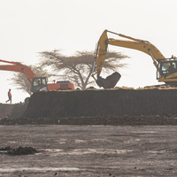ETHIOPIA-OROMIA-BISHOFTU INT'L AIRPORT-CONSTRUCTION