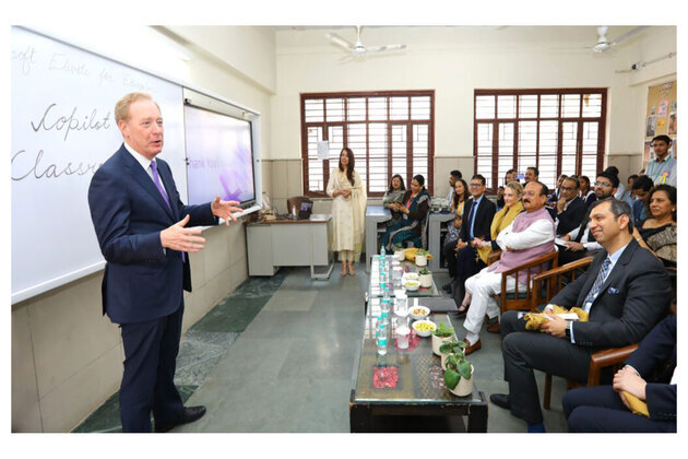 Microsoft launches AI skilling programme for 2 million Indian teachers, 200,000 institutions by 2030