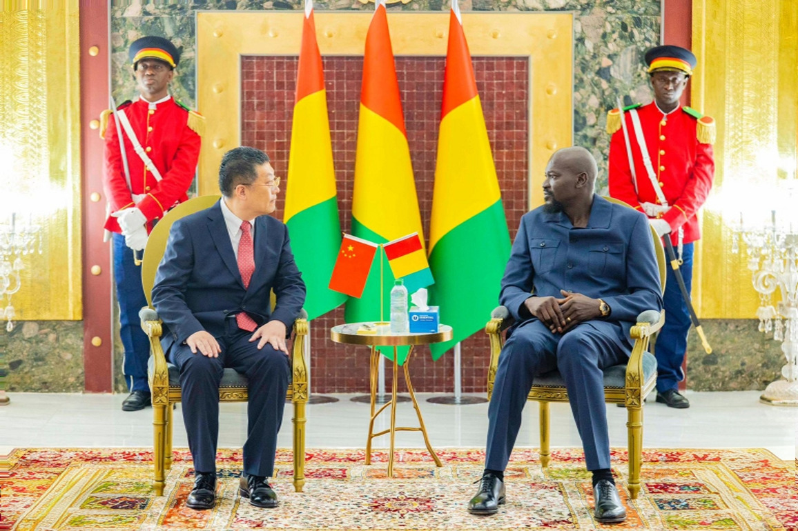 GUINEA-CONAKRY-PRESIDENT-CHINESE AMBASSADOR-COOPERATION