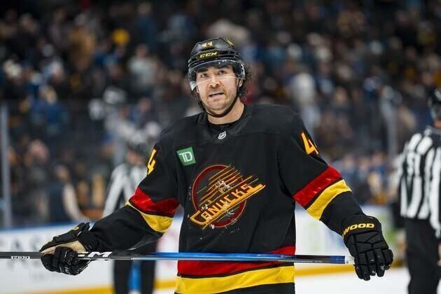 Sharks acquire F Kiefer Sherwood from Canucks
