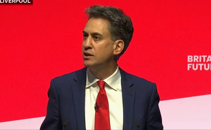 Ed Miliband was speaking at the Labour Party Conference in Liverpool