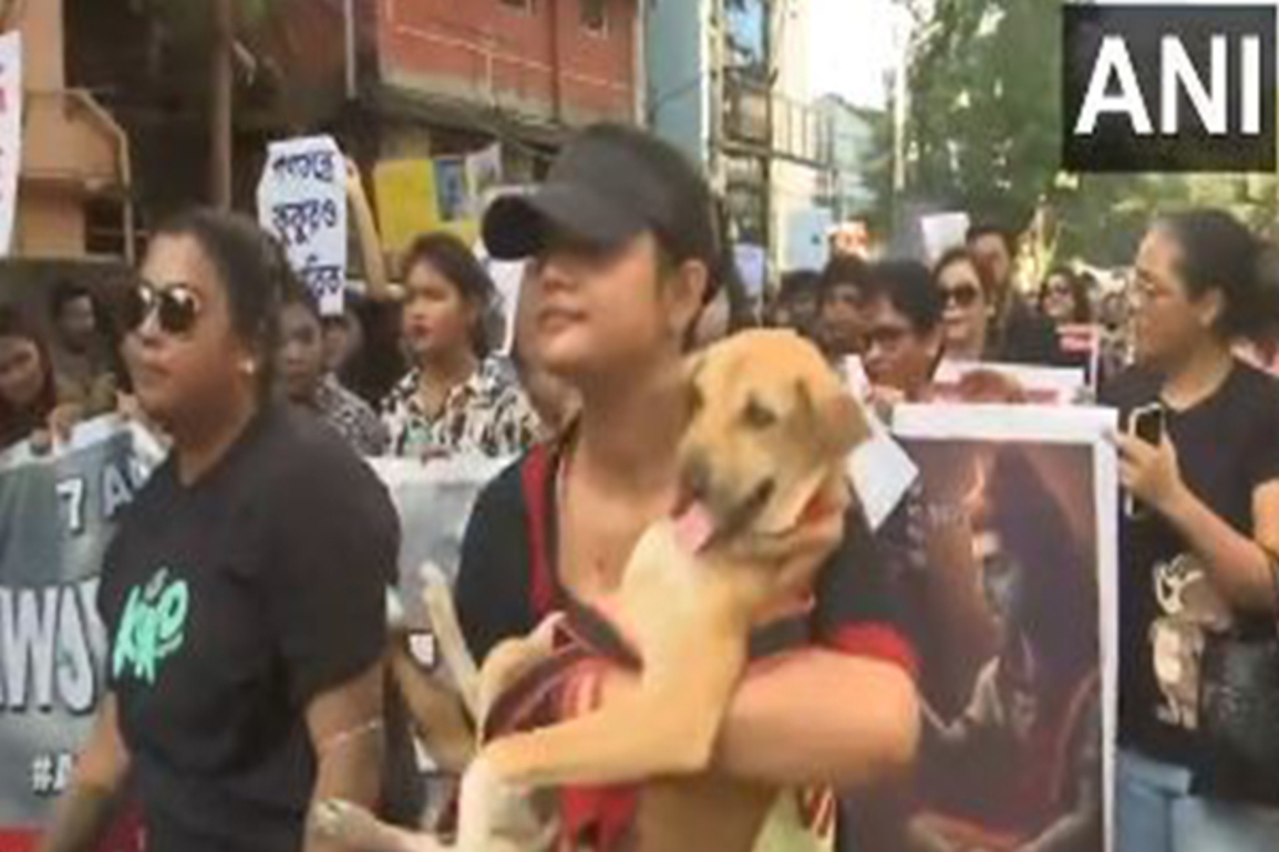 Animal lovers in WB's Siliguri protest against Supreme Court directive on stray dogs, call it "inhuman"