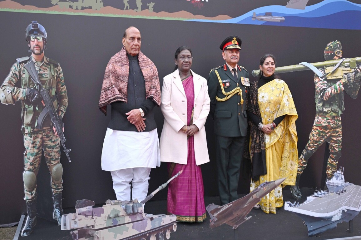 President Droupadi Murmu attends Vijay Diwas 'At Home' marking India's victory in 1971 War