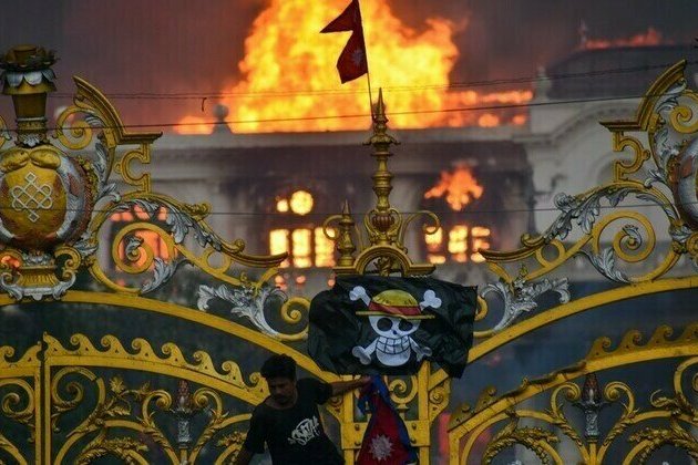 Nepals main government building set ablaze 