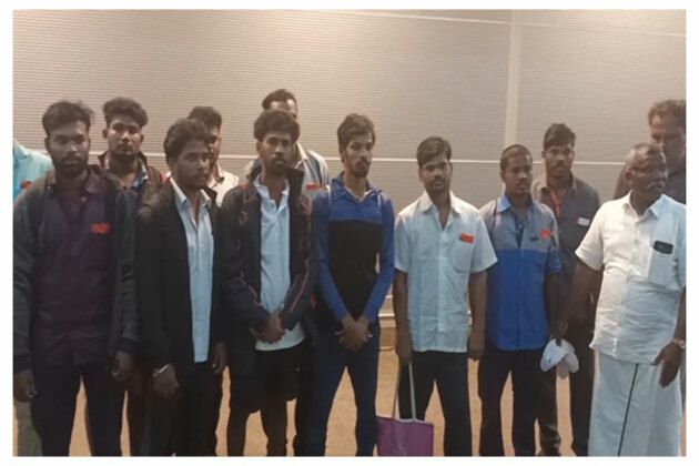 Tamil Nadu: 13 arrested fishermen return to Chennai after facing detention in Sri Lanka