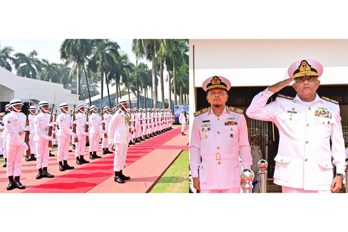 Pakistan Navy Chief Admiral Naveed Ashraf visits Bangladesh