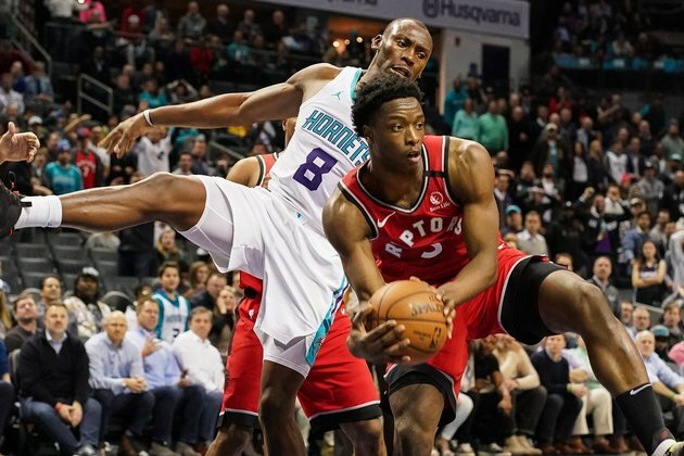 Raptors host suddenly short-handed Hornets
