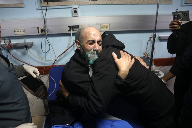 MIDEAST-GAZA-KHAN YOUNIS-RELEASED PALESTINIAN PRISONERS