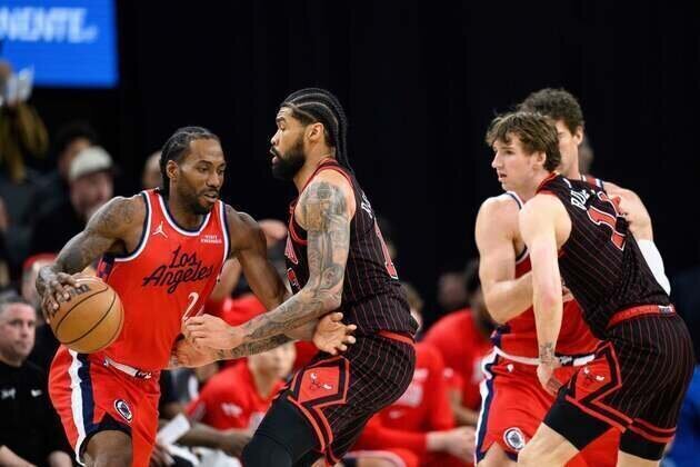 Kawhi Leonard pours in 28 as rolling Clippers handle Bulls