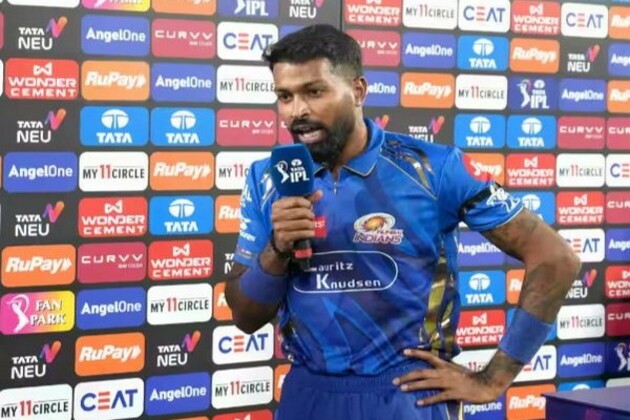 "Value of shots are there if you hit the gaps": Hardik Pandya reflects on MI's batting against RR