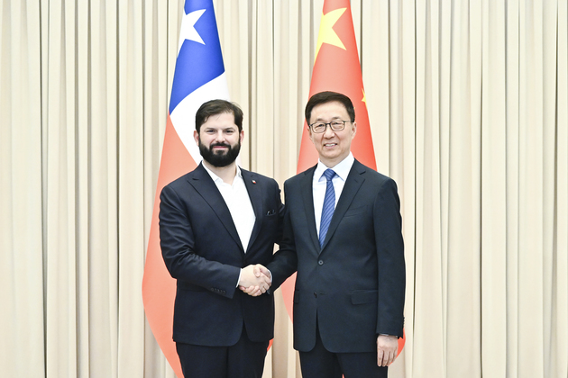 CHINA-BEIJING-HAN ZHENG-CHILEAN PRESIDENT-MEETING (CN)