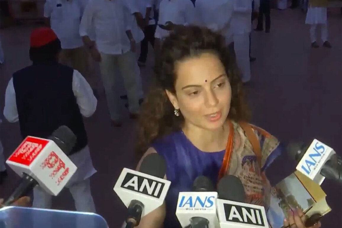 "Congress always levels allegations, started hungama": BJP MP Kangana Ranaut