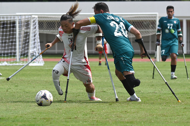 (SP)INDONESIA-JAKARTA-AMPUTEE FOOTBALL-ASIAN CUP QUALIFIERS 2025-IRAQ VS JAPAN