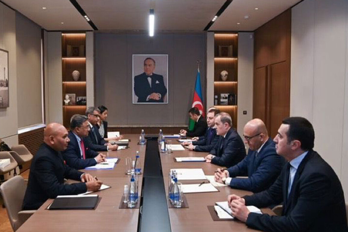 MEA Secretary (West) Sibi George's calls on Azerbaijan Foreign Minister Jeyhun Bayramov
