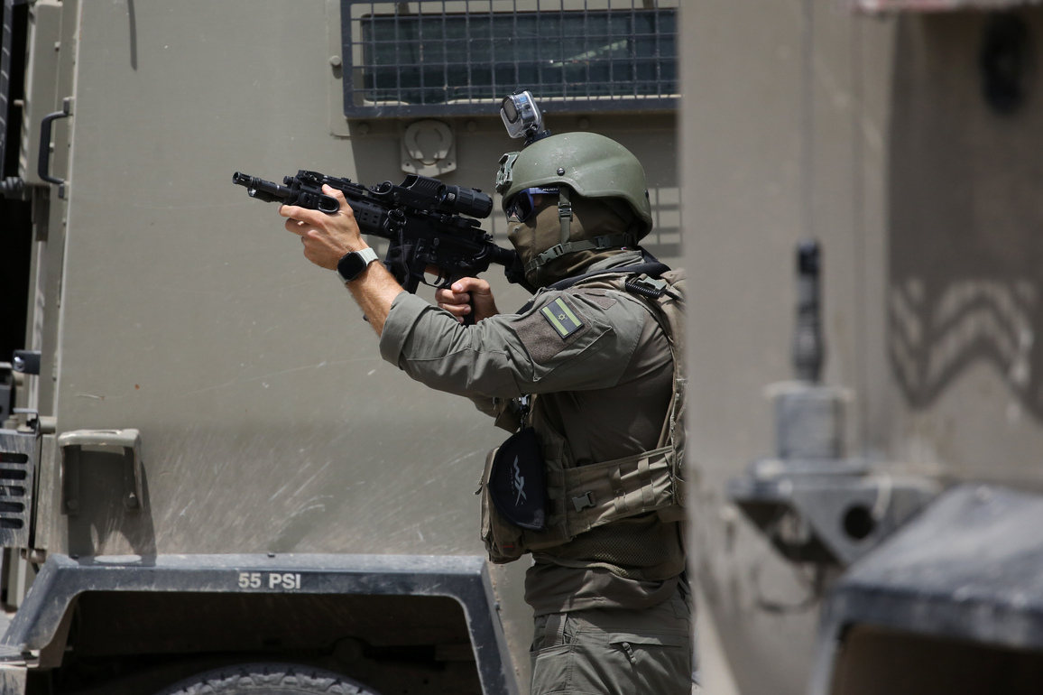MIDEAST-WEST BANK-NABLUS-CLASHES