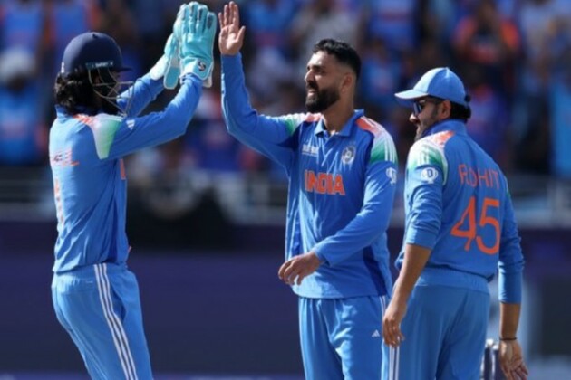 Indian spinners dominate as New Zealand post 251/7 in Champions Trophy final