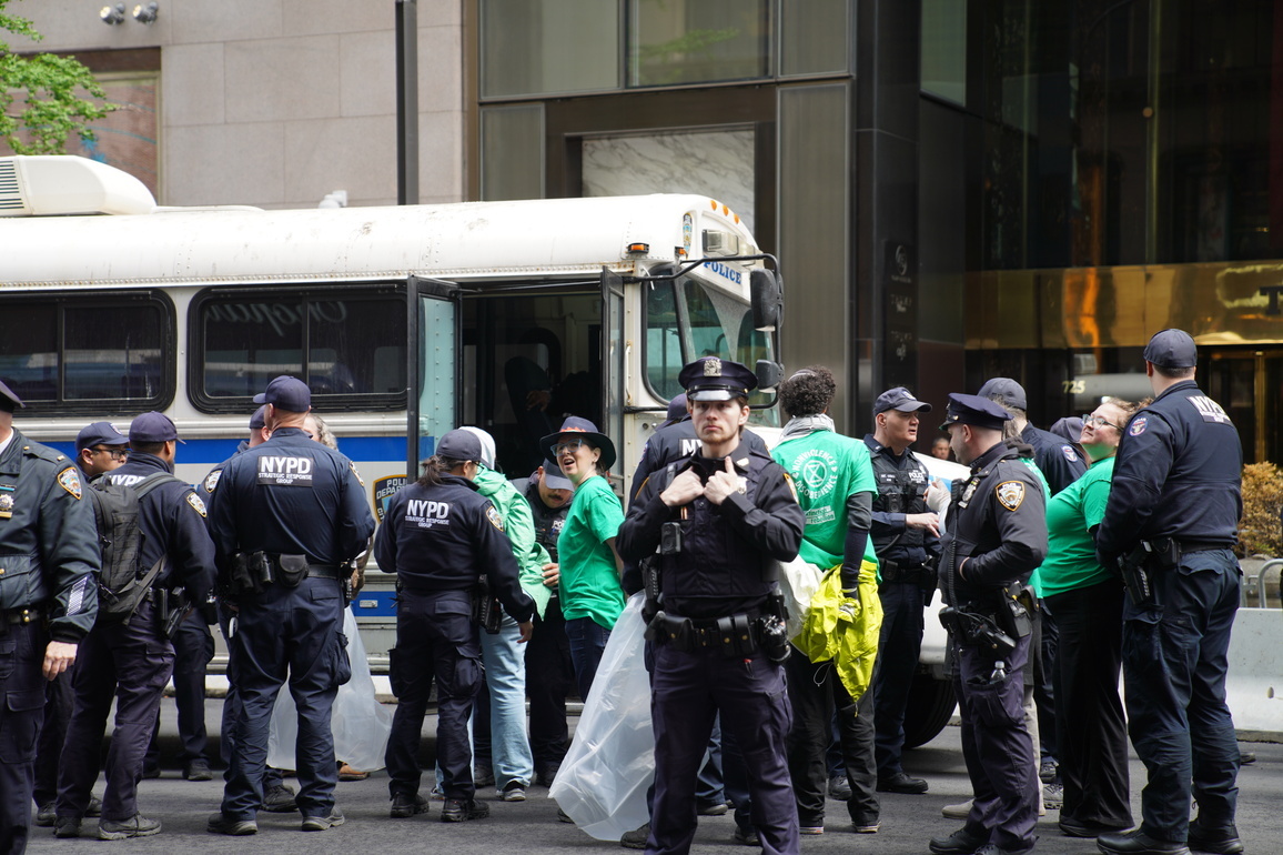 U.S.-NEW YORK-EARTH DAY-PROTEST