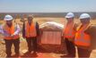  Nagendra Nath Sinha, Amitava Mukherjee, Rakesh Gupta and Amarjeet Singh Takhi at the groundbreaking ceremony