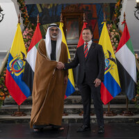 Crown Prince of Abu Dhabi, President of Ecuador discuss strengthening bilateral cooperation, as Comprehensive Economic Partnership Agreement announced