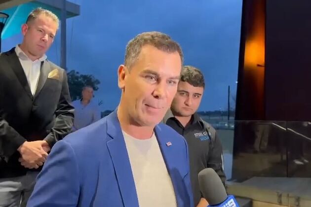 Controversial ex-footy star involved in an ugly spat outside a popular pub