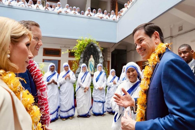 "Shared values transcend borders": US envoy Gor accompanies Rubio on visit to Missionaries of Charity