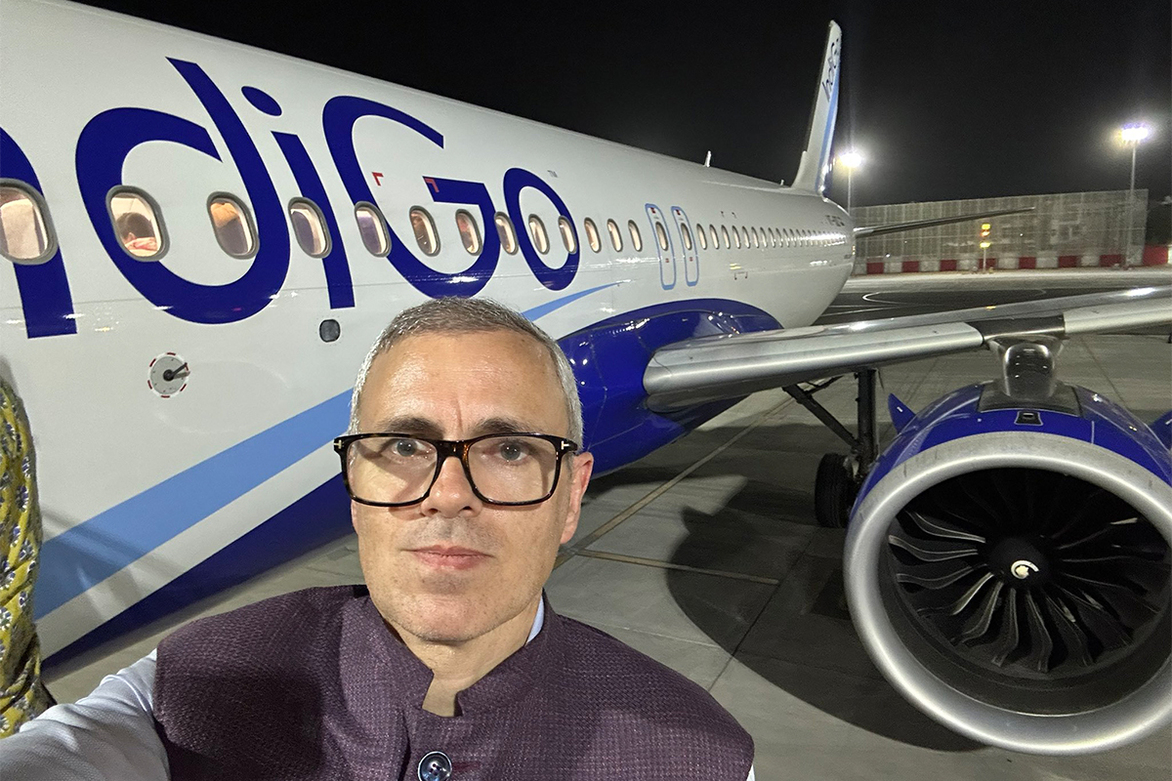 IndiGo flight with Omar Abdullah diverted to Jaipur; J-K CM slams 'operational chaos' at Delhi airport