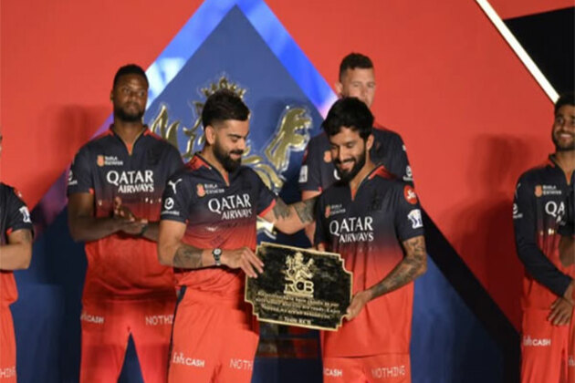 "It is very special...": RCB skipper Patidar on getting captaincy plaque from Virat Kohli