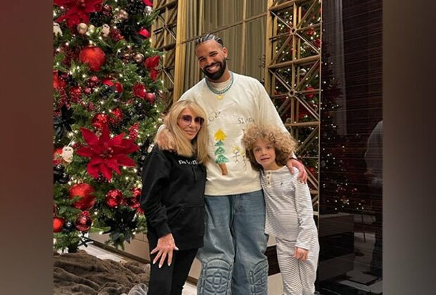 Drake shares adorable picture with his mom, son