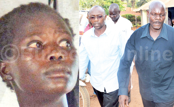 Atim eyabadde agenze okufuna obuyambi. Masinde (ku ddyo) ng’atwalibwa poliisi. Atim eyabadde agenze okufuna obuyambi. Masinde (ku ddyo) ng’atwalibwa poliisi.