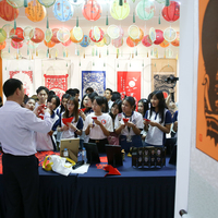 MYANMAR-YANGON-CHINESE PAPER-CUTTING EXHIBITION
