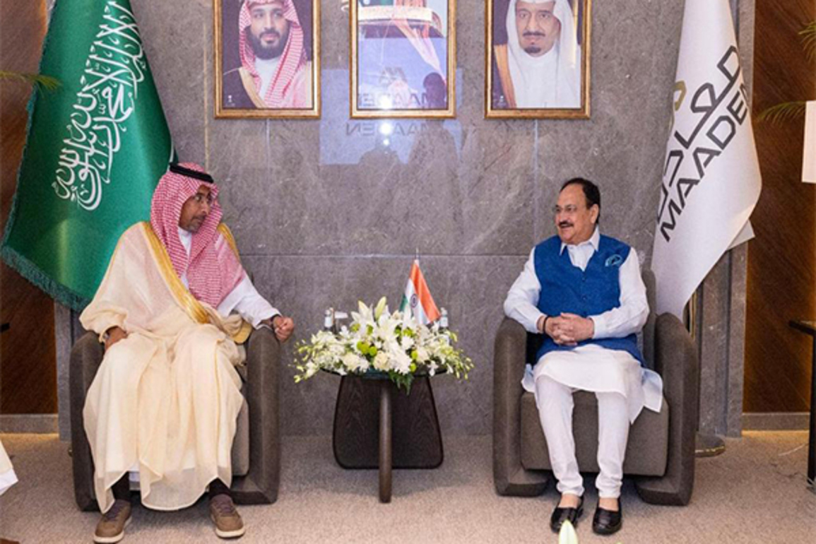 Visit of JP Nadda to Kingdom of Saudi Arabia concludes, discusses collaboration in fertilisers, petrochemicals