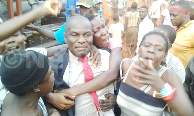 FDC supporters storm Jinja streets after Nabeta ouster FDC supporters storm Jinja streets after Nabeta ouster