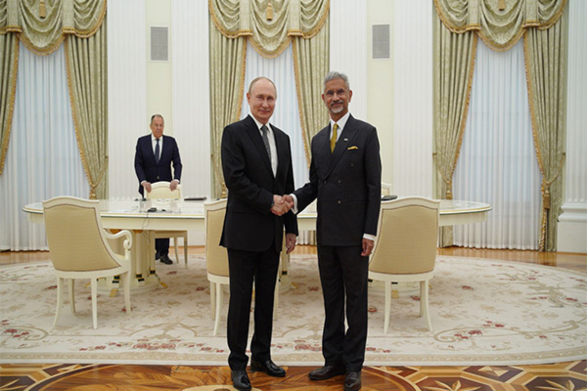 EAM Jaishankar calls on Russian President Putin