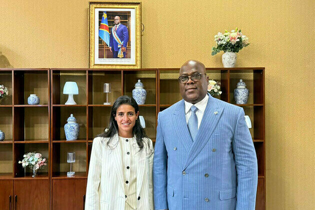 Shaikha Al Nowais meets with President of Congo in Kinshasa