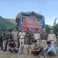 Assam Rifles seizes illegal liquor worth 1.12 crores in Manipur's Tamenglong