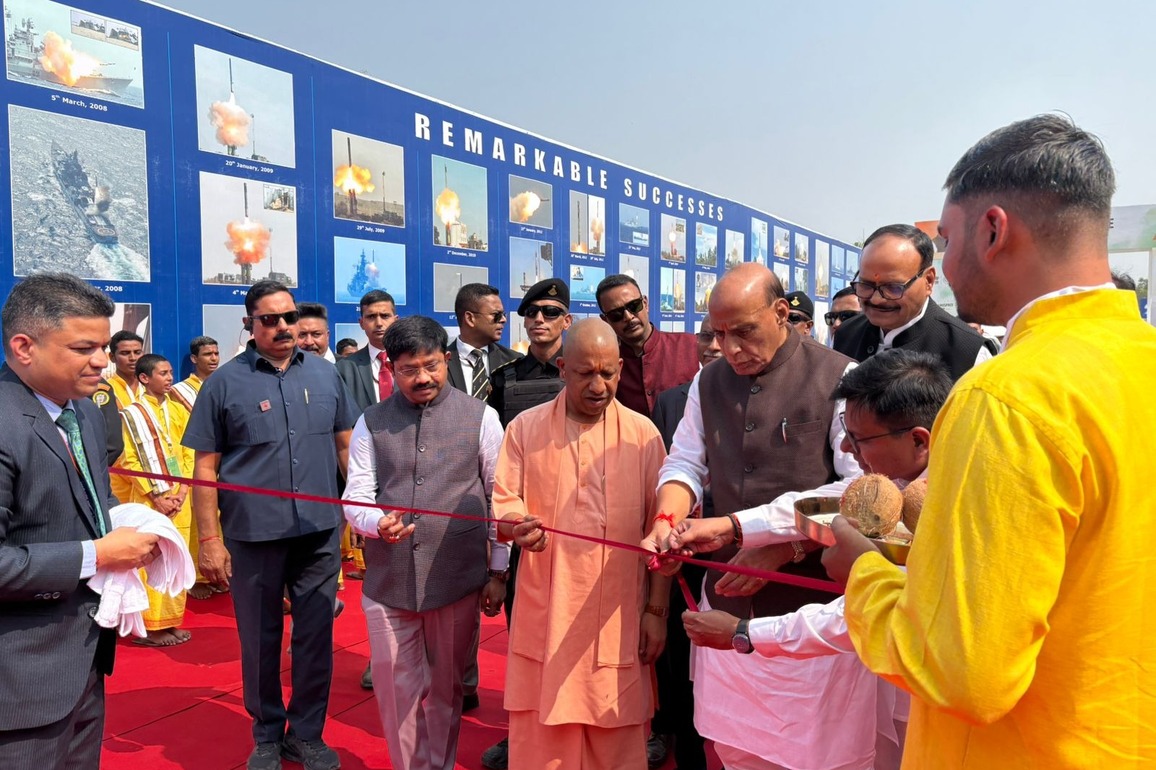 Rajnath Singh flags off first batch of BrahMos missiles in Lucknow