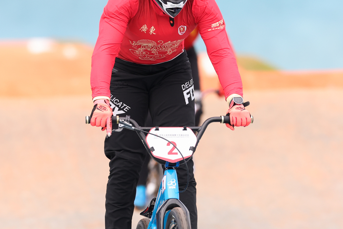 (SP)CHINA-15TH NATIONAL GAMES-CYCLING-BMX RACING-WOMEN-FINAL (CN)