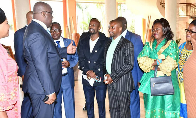Tshisekedi pledges support to the Congolese in Uganda Tshisekedi pledges support to the Congolese in Uganda