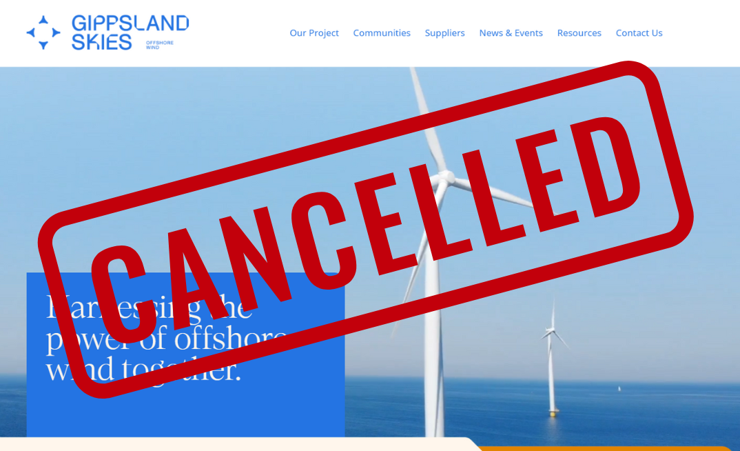 Exclusive: Third Gippsland offshore wind project bites the dust