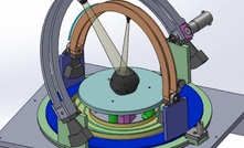 A goniometer that can be used for spectral observations of rock samples at different angles