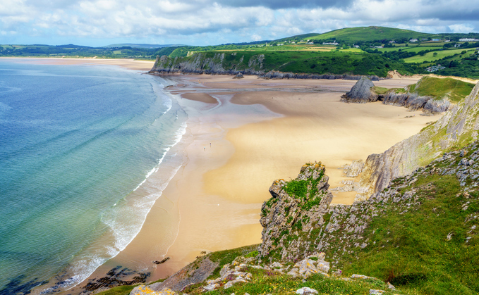 The Gower peninsula was the first designated Area of Outstanding Natural Beauty | Credit: iStock The Gower peninsula was the first designated Area of Outstanding Natural Beauty | Credit: iStock