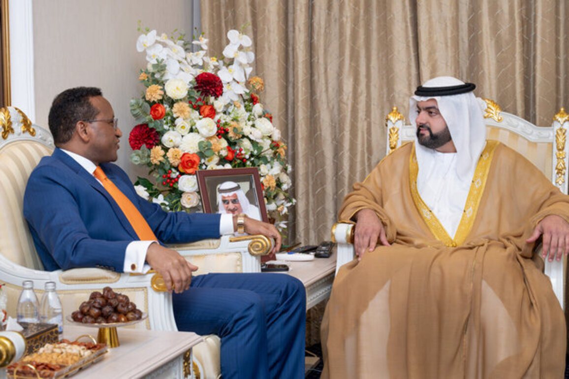 Fujairah Crown Prince receives ambassadors of Ethiopia, Slovakia