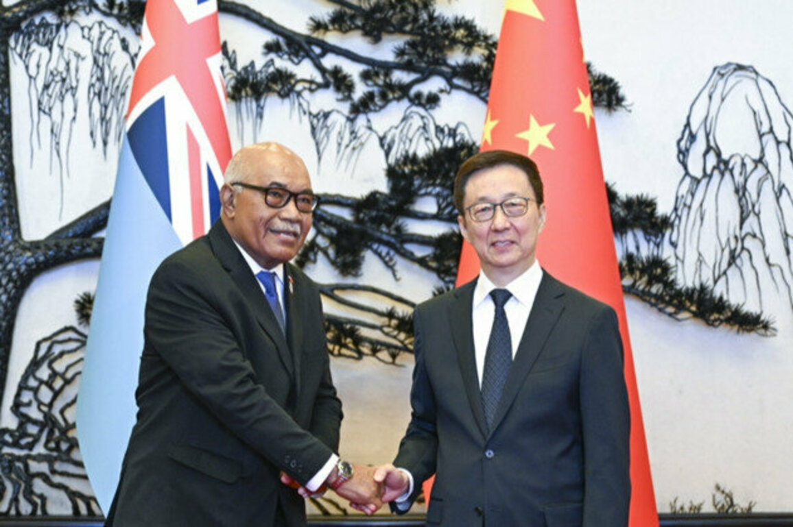 Chinese vice president meets Fiji's speaker of parliament