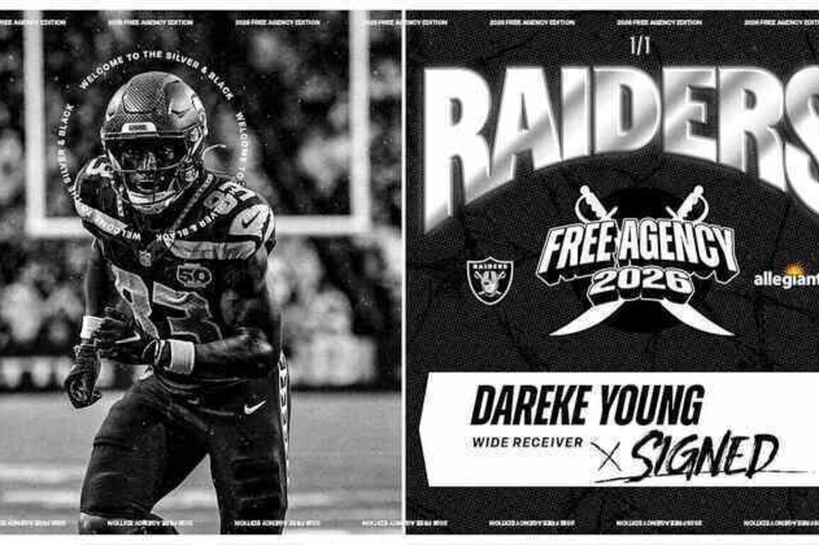 Raiders sign WR Dareke Young